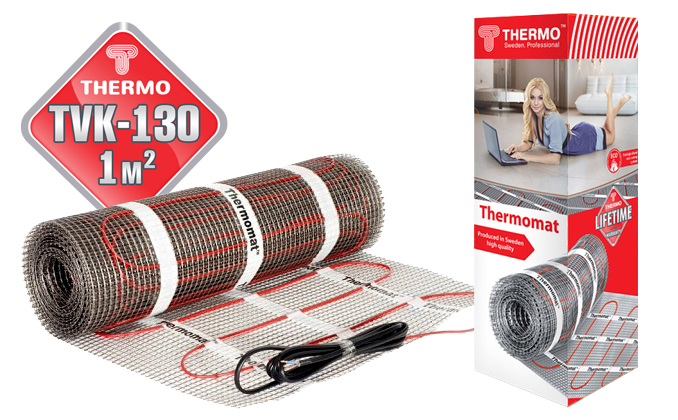 Термомат TVK-130 1 м.кв (комплект без регулятора)