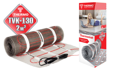 Термомат TVK-130 2 м.кв (комплект без регулятора)